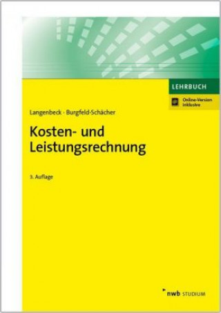 Kniha Kosten- und Leistungsrechnung Jochen Langenbeck
