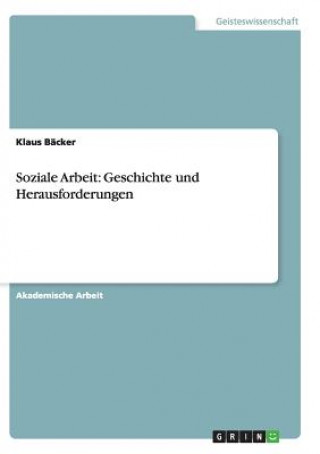 Knjiga Soziale Arbeit Klaus Bäcker