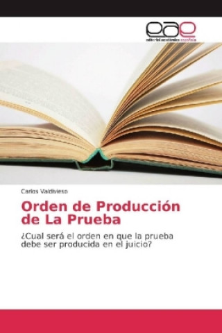 Kniha Orden de Producción de La Prueba Carlos Valdivieso