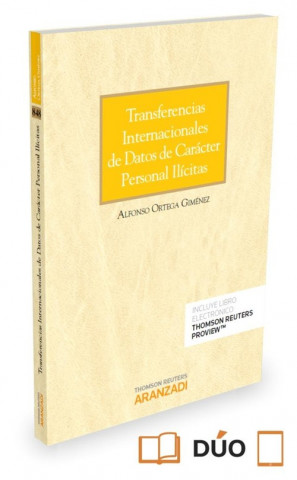Kniha TRANSFERENCIAS INTERNACIONALES DE DATOS DE CARACTER PERSONAL ALFONSO ORTEGA GIMENEZ