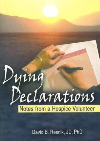 Kniha Dying Declarations David B. Resnik