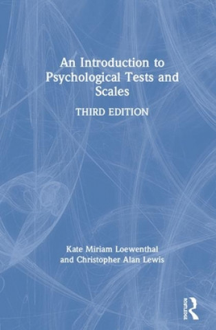 Carte Introduction to Psychological Tests and Scales LOEWENTHAL