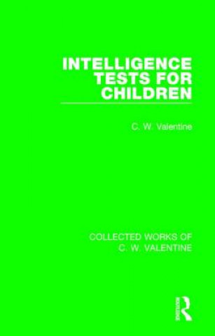 Kniha Intelligence Tests for Children VALENTINE