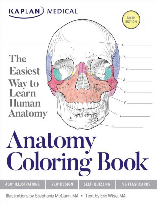 Kniha Anatomy Coloring Book Stephanie McCann