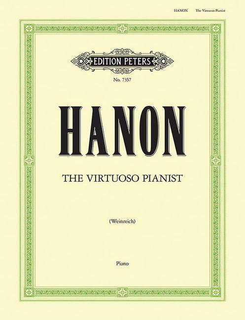 Carte VIRTUOSO PIANIST ENGLISH PREFACE CHARLES LOUIS HANON