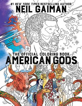 Książka American Gods: The Official Coloring Book Neil Gaiman