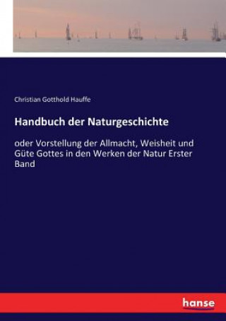 Book Handbuch der Naturgeschichte Christian Gotthold Hauffe