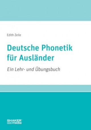 Book Deutsche Phonetik für Ausländer Edith Zeile