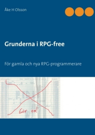 Kniha Grunderna i RPG-free ?ke H Olsson