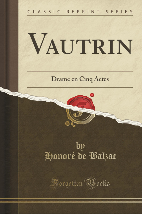Buch Vautrin Honor  de Balzac