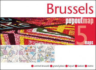 Tiskovina Brussels PopOut Map 