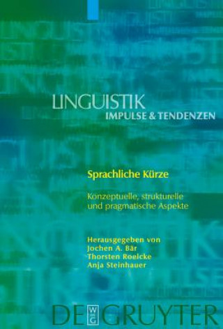 Kniha Sprachliche Kurze Jochen A. Bär