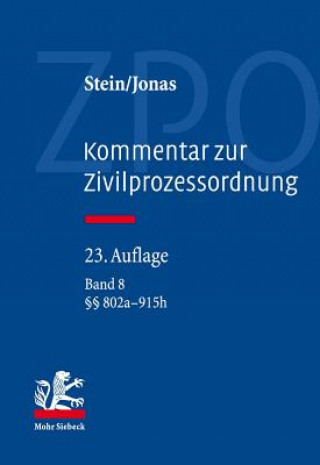 Carte Kommentar zur Zivilprozessordnung Friedrich Stein