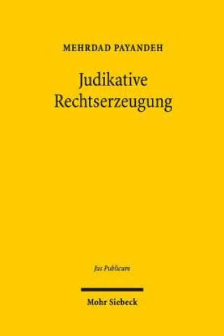 Książka Judikative Rechtserzeugung Mehrdad Payandeh