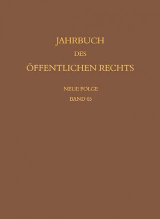 Kniha Jahrbuch des oeffentlichen Rechts der Gegenwart. Neue Folge 