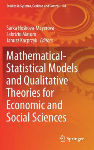 Book Mathematical-Statistical Models and Qualitative Theories for Economic and Social Sciences sárka HoSková-Mayerová