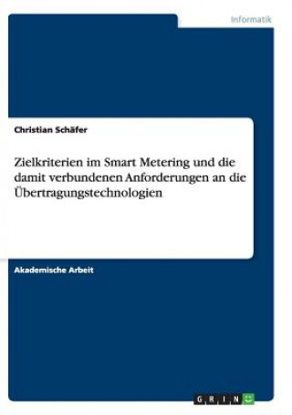 Könyv Zielkriterien im Smart Metering und die damit verbundenen Anforderungen an die UEbertragungstechnologien Christian Schäfer