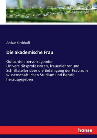 Βιβλίο akademische Frau Arthur Kirchhoff