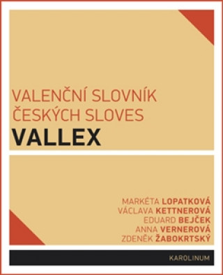 Libro Valenční slovník českých sloves VALLEX Markéta Lopatková