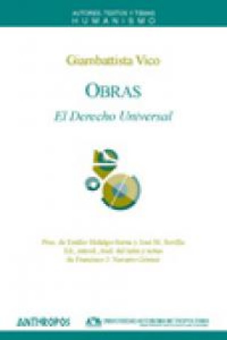 Kniha Obras III : el derecho universal Giambattista Vico