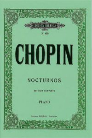 Kniha Nocturnos FREDERIC CHOPIN