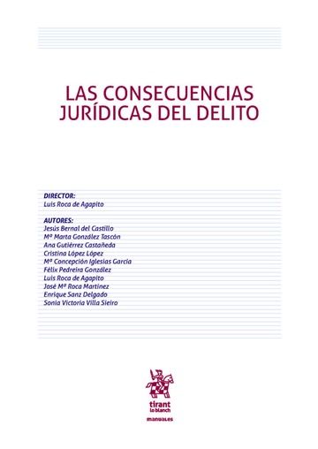 Книга Las Consecuencias Jurídicas del Delito 