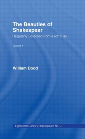 Könyv BEAUTIES OF SHAKESPEARE CB WILLIAM DODD