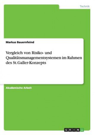 Carte Vergleich von Risiko- und Qualitatsmanagementsystemenim Rahmen des St.Galler-Konzepts Markus Bauernfeind