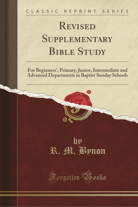 Kniha Revised Supplementary Bible Study R. M. Bynon