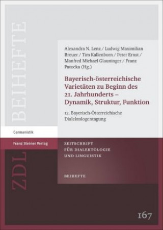 Livre Bayerisch-österreichische Varietäten zu Beginn des 21. Jahrhunderts - Dynamik, Struktur, Funktion Alexandra N. Lenz