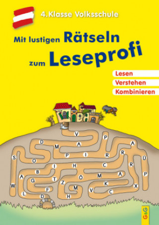 Książka Mit lustigen Rätseln zum Leseprofi - 4. Klasse Volksschule Edith Thabet