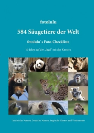 Carte 584 Säugetiere der Welt fotolulu