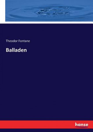 Book Balladen THEODOR FONTANE