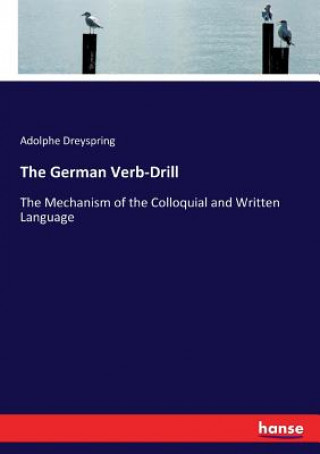 Carte German Verb-Drill Dreyspring Adolphe Dreyspring