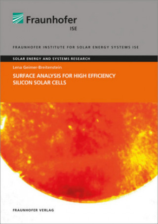 Kniha Surface Analysis for High Efficiency Silicon Solar Cells. Lena Geimer-Breitenstein