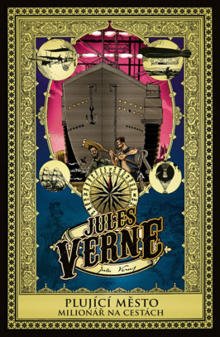 Carte Plující město a Milionář na cestách Jules Verne