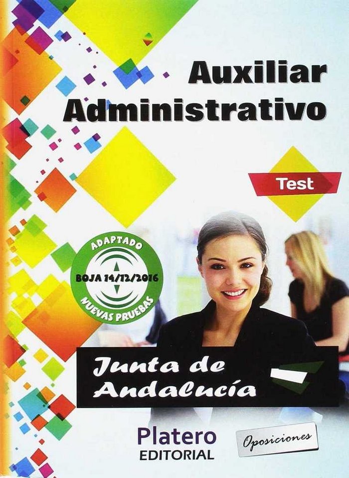 Książka AUXILIAR ADMINISTRATIVO JUNTA DE ANDALUCIA TURNO LIBRE TEST 2016 