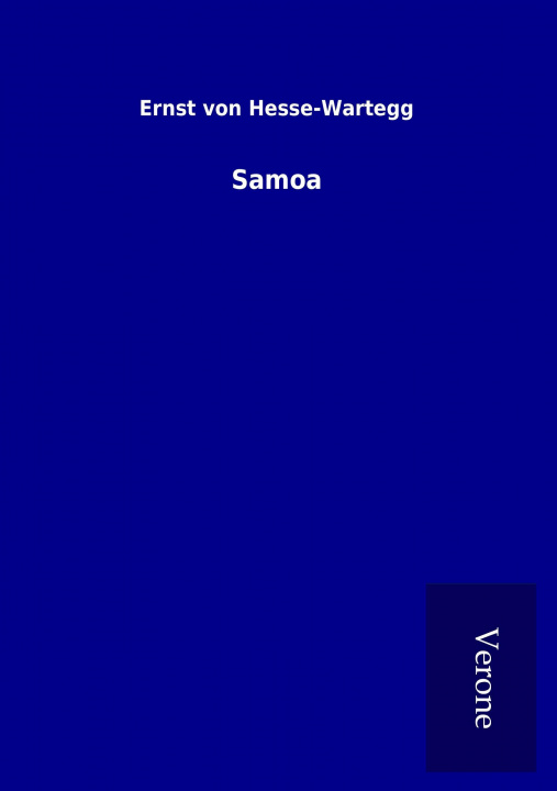 Knjiga Samoa Ernst von Hesse-Wartegg