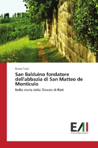Kniha San Balduino fondatore dell'abbazia di San Matteo de Monticulo Ileana Tozzi