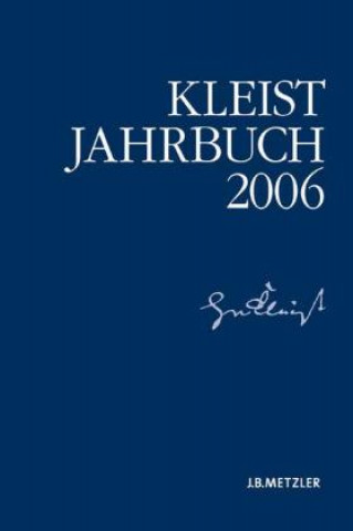 Kniha Kleist-Jahrbuch 2006 Günter Blamberger