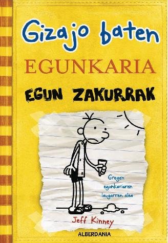 Książka Egun zakurrak. Gizajo baten egunkaria Jeff Kinney