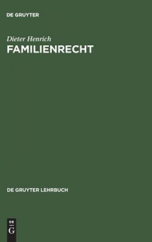 Kniha Familienrecht Dieter Henrich