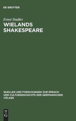 Książka Wielands Shakespeare Ernst Stadler