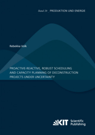 Libro Proactive-reactive, robust scheduling and capacity planning of deconstruction projects under uncertainty Rebekka Volk