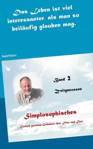 Kniha Simplosophisches 2 Rudolf Köster