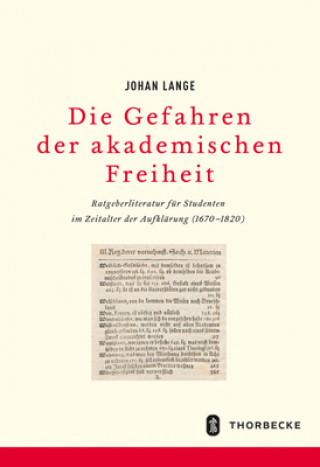 Kniha Gefahren akademischer Freiheit Johan Lange