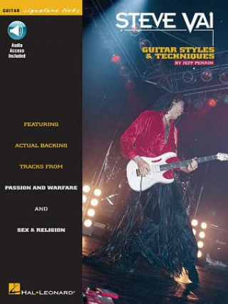 Livro Signature Licks: Steve Vai Jeff Perrin