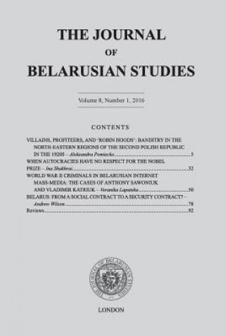 Könyv Journal of Belarusian Studies 2016 Ostrogorski Centre