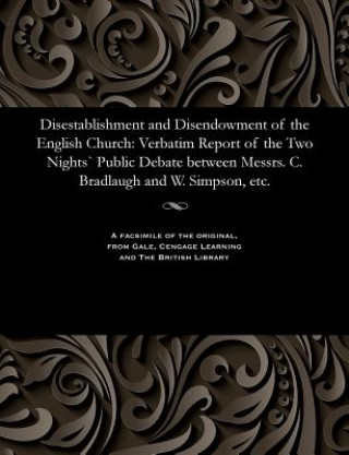 Carte Disestablishment and Disendowment of the English Church SIMPSON