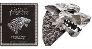 Knjiga Game of Thrones Mask: House Stark Direwolf Steve Wintercroft